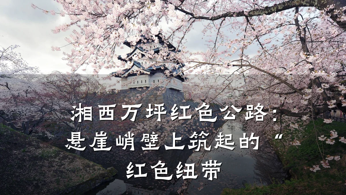 湘西万坪红色公路:悬崖峭壁上筑起的“红色纽带